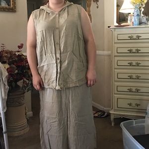 Maxi skirt with jacket